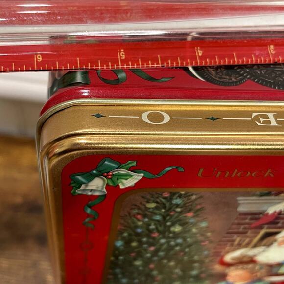 Oreo Cookie Santa Tins Box Vintage 1993 1998 Christmas Holiday Nabisco USA - Picture 10 of 14